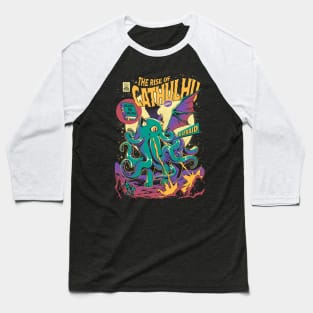 Rise of Cathulhu Baseball T-Shirt